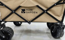 牧高笛（MOBIGARDEN）營地車 戶外露營大容量寬輪雙剎折疊推車星際 NX23689009 細(xì)沙黃 曬單實(shí)拍圖