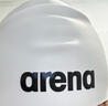 阿瑞娜（arena）3D/半3D硅膠泳帽徐嘉余同款彈性舒適防水專(zhuān)業(yè)男女半立體泳帽 白色-3D硅膠泳帽 曬單實(shí)拍圖
