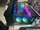 愛(ài)國者（aigo）星璨嵐 黑色 電腦游戲臺式主機箱 支持360水冷 M-ATX主板/四面快拆/270°海景房/5090顯卡 曬單實(shí)拍圖