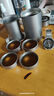 Ti artisan鈦工匠純鈦旅行茶具套裝戶外露營(yíng)便攜鷹嘴泡茶器雙層快客杯鈦水杯 一壺四杯+收納盒 曬單實(shí)拍圖