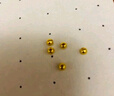 同心鳳足金999黃金散珠手鏈純金重工古法小金珠子轉(zhuǎn)運(yùn)珠隔珠手串金鏈子 0.8g,4mm光珠-4顆 曬單實(shí)拍圖