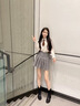 蜘蛛王馬丁靴女2025新款英倫風靴子秋冬厚底加絨內(nèi)增高百搭短靴潮真皮 黑色 35 曬單實拍圖