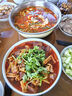 餐桌一次性桌布束口松緊帶圓桌長(cháng)方形桌子塑料布薄膜臺布套紅色 紅色 束口桌布20只裝適用：直徑1.6米 曬單實(shí)拍圖