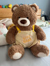 名創(chuàng  )優(yōu)品（MINISO）吉福特熊背帶褲坐姿公仔毛絨玩具玩偶抱枕小熊娃娃生日禮物女大號 曬單實(shí)拍圖