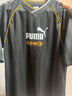 彪馬（PUMA）吸濕速干羽毛球白色短袖T恤男女V領(lǐng)足球風(fēng)運動(dòng)上衣633985 黑色-01 S (170/92A) 曬單實(shí)拍圖