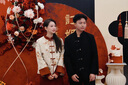 舒芳蝶（shufangdie）新中式國(guó)風(fēng)連衣裙女裝2025秋冬季新款復(fù)古提花外套旗袍裙兩件套裝 旗袍連衣裙+外套 M 曬單實(shí)拍圖