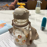 英氏（YEEHOO）兒童水杯PPSU吸管杯幼兒園1歲+背帶水杯大容量夏天牛奶杯500ml 曬單實(shí)拍圖