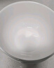 潔雅杰陶瓷碗家用米飯碗釉下彩5.5英寸飯碗小碗面碗餐具套裝6只裝純白 曬單實(shí)拍圖
