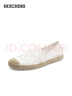 斯凱奇（Skechers）七夕禮物女鞋夏季漁夫鞋單鞋新中式蕾絲平底鞋淺口一腳蹬鞋113025 曬單實拍圖