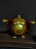 箐銅記《笑佛天下》大肚彌勒佛銅擺件客廳玄關(guān)桌面裝飾品辦公室開(kāi)業(yè)禮物 笑佛天下 中號尺寸：長(cháng)26*寬12*高18cm 曬單實(shí)拍圖