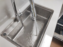 科勒（KOHLER）水槽大單槽304不銹鋼加厚水槽抽拉龍頭套餐28409套餐臺上/下盆 曬單實(shí)拍圖