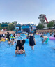 梵迪拉（F.DYRAA）泳衣女夏遮肚連體游泳館海邊顯瘦游泳三件套11015藏藍裙式連體XL 曬單實(shí)拍圖