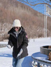零下40度東北哈爾濱戶(hù)外鵝絨保暖羽絨服男女漠河雪鄉情侶旅游外套 黑色 男女同款 90鵝絨極寒保暖 M 充絨量300g  建議90-110斤 曬單實(shí)拍圖