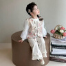 G.DUCKKIDS小黃鴨童裝女童秋裝套裝2025新款兒童衣服女寶寶中國風(fēng)唐裝兩件套 三件套 110 尺碼4~5歲【100-110cm】cm 曬單實(shí)拍圖
