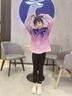 雪中飛兒童羽絨服【活里活面】男女童漸變色兩件套秋冬加厚加絨運動(dòng)外套 青藍色（外套+羽絨內膽） 150 曬單實(shí)拍圖