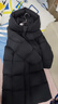 坦博爾羽絨服女中長(cháng)款時(shí)尚休閑百搭保暖加厚連帽面包服530780D黑色160 曬單實(shí)拍圖