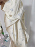 雅特茂[涼感優(yōu)可絲 帶胸墊]月子服夏季薄款孕婦睡衣產(chǎn)后喂奶懷孕哺乳衣 帶胸墊 涼感優(yōu)可絲丨小藍(lán)花 L 曬單實(shí)拍圖