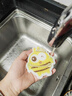 京厽寶寶洗碗海綿擦百潔布刷碗嬰兒專(zhuān)用魔力擦刷碗木漿棉 超值實(shí)惠裝嘻嘻*8 送掛繩 曬單實(shí)拍圖