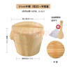 蒸飯木桶杉木蒸飯桶廚房大小號蒸飯神器家用商用甑子手工制作低糖 21cm提蓋木底【約蒸1.5斤米】 曬單實(shí)拍圖