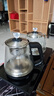 半球（PESKOE）自動(dòng)上水壺 煮茶器電茶爐 一機雙爐 高硼硅玻璃電水壺+噴淋煮茶器 一鍵全自動(dòng)上水燒水  HY-30 曬單實(shí)拍圖