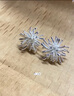 卡汐沐 煙花耳釘女S925純銀耳針小眾輕奢2025新款耳環(huán)高級氣質(zhì)耳環(huán)耳飾 925銀針大號煙花耳釘【禮盒裝】 曬單實(shí)拍圖