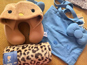 野獸派家居（tbh）三麗鷗Hello Kitty旅行小憩套裝帆布袋U型枕毯子三件套毛毯禮物 曬單實(shí)拍圖