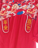 優(yōu)奇嬰兒衣服秋季連體衣女寶寶滿(mǎn)月服春秋款蛇年哈衣百天周歲禮服秋裝 曬單實(shí)拍圖