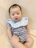 歐孕（OUYUN）新生嬰幼兒口水巾圍嘴a類純棉夏季薄款防吐奶寶寶圍脖圍 粉紅小兔 曬單實(shí)拍圖