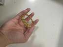 琺萊兒黃金鳳尾車花推拉手鐲999足金包足銀孔雀開屏結(jié)婚真金真銀送禮物 包金3.5克總重約30克 曬單實(shí)拍圖