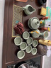 整套紫砂茶具套裝全自動燒水壺一體茶盤家用客廳汝窯泡茶功夫茶臺 02財源廣進黑紫砂（茶葉罐煙灰缸） 曬單實拍圖