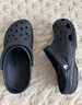 卡駱馳crocs七夕禮物檀健次同款經(jīng)典洞洞鞋輕便百搭男沙灘鞋包頭拖鞋10001 黑色-001 41 /42(260mm) 曬單實(shí)拍圖