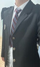 木村叔木村叔dk日系灰色西服套裝男高級感正裝青少年男生成人禮西服外套 米色西服套裝（西服+西褲）MB-03 M 曬單實(shí)拍圖