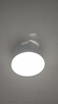 美的（Midea）風(fēng)扇燈餐廳吊扇燈led臥室燈隱形扇葉遙控三防燈具熟睡風(fēng)包安裝 曬單實拍圖