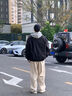 回力外套男春秋季戶(hù)外沖鋒衣休閑夾克男美式飛行衣服男裝黑色XL 曬單實(shí)拍圖