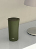 AlessiBuri雙層不銹鋼保溫杯隨手杯咖啡杯高顏值隨行杯新年朋友生日禮物 灰綠色1個(gè)330ml 曬單實(shí)拍圖