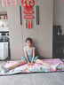 361°小學(xué)生午睡墊幼兒園兒童學(xué)校午休墊子加厚便攜可折疊睡覺(jué)地墊 小女孩【155*60*1cm】可折疊 基礎款（含收納袋） 曬單實(shí)拍圖
