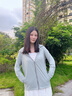 浪莎防曬衣女防紫外線2025夏季新款冰絲寬松薄款透氣戶外涼感防曬衣 青灰色 【透氣可拆卸帽檐】 L （90-115斤） 曬單實拍圖