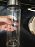 富光尚宇系列單層悶茶玻璃杯 男女士水杯高硼硅玻璃杯子泡茶杯500ml 曬單實(shí)拍圖