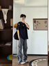 BAA AND BAA褶皺感潮流直筒休閑褲子男女春夏季薄款寬松戶外工裝速干長褲 淺灰色CK128-LSFS XL 【建議120斤-140斤】 曬單實(shí)拍圖