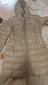 千仞崗秋冬季中長款鴨絨羽絨服女士連帽收腰顯瘦復古氣質防寒外套防寒服 摩登咖 L (170) 曬單實拍圖
