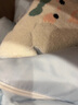 雅鹿可折疊式抱枕被子二合一兩用辦公室汽車(chē)載午睡空調被毯子墊腰枕頭 波點(diǎn)-芝士小熊【柔韌透氣】 40*40cm-展開(kāi)被子100*150cm 曬單實(shí)拍圖