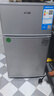 奧克斯小冰箱家用小型迷你冷藏冷凍兩用出租房宿舍用節(jié)能省電寢室辦公室電冰箱 【熱賣款 升級(jí)凈化去味】22A126DW銀 曬單實(shí)拍圖