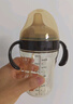 世喜嬰兒鴨嘴杯6個月以上寶寶學飲PPSU喝水奶瓶重力球吸管水杯300ml 曬單實拍圖
