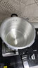 雙喜 高壓鍋鋁合金燃?xì)怆姶艩t通用防爆家用壓力鍋24CM/7.5L【蒸格款】 曬單實(shí)拍圖