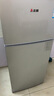 志高電冰箱雙門(mén)家用節能冰箱出租屋冷藏冷凍環(huán)保迷你冰箱辦公室公寓租房宿舍低噪電冰箱 S192銀色一級能效【萬(wàn)人推薦】 曬單實(shí)拍圖