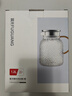 富光耐熱玻璃涼水壺大容量家用果汁杯花茶杯茶壺冷水壺錘紋壺1200ML 曬單實拍圖