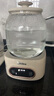 美的（Midea）花漾0膠水全玻璃全自動養(yǎng)生壺 多功能煮茶壺 母嬰燒水壺恒溫電熱水壺煮茶器花茶壺1.2L YS12B102 曬單實拍圖