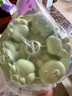 樂(lè )扣樂(lè )扣寶寶輔食模具嬰兒蒸糕模具硅膠貓爪可蒸發(fā)糕工具兒童米糕定型磨具 曬單實(shí)拍圖