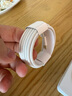 固質(zhì)蘋果16/15充電器充電線適配官·方原裝正品45W快充PD套裝iphone16promax/pro/plus充電器頭數(shù)據(jù)線 【45W蘋果充電頭+編織快充線】2米套裝 曬單實(shí)拍圖