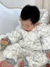 DOMIAMIA嬰兒連體羽絨服冬季保暖白鵝絨男女寶寶外出連體衣爬服哈衣 松林花語(yǔ)【90白鵝絨】 80 曬單實(shí)拍圖